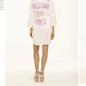 Hayley Paige Wedding Day Vibes Robe and Hanger